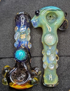 Mr. Gray Glass - Mr. Gray Glass - Medium Fancy Pipes