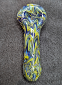 Humboldt Studios - Striped Spoon Glass Pipe