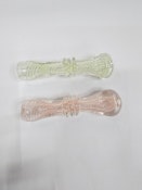 Chillum Pink/ White Swirl -SOS Glass - Premium Color Ring In Middle One Hitter - SOSH248