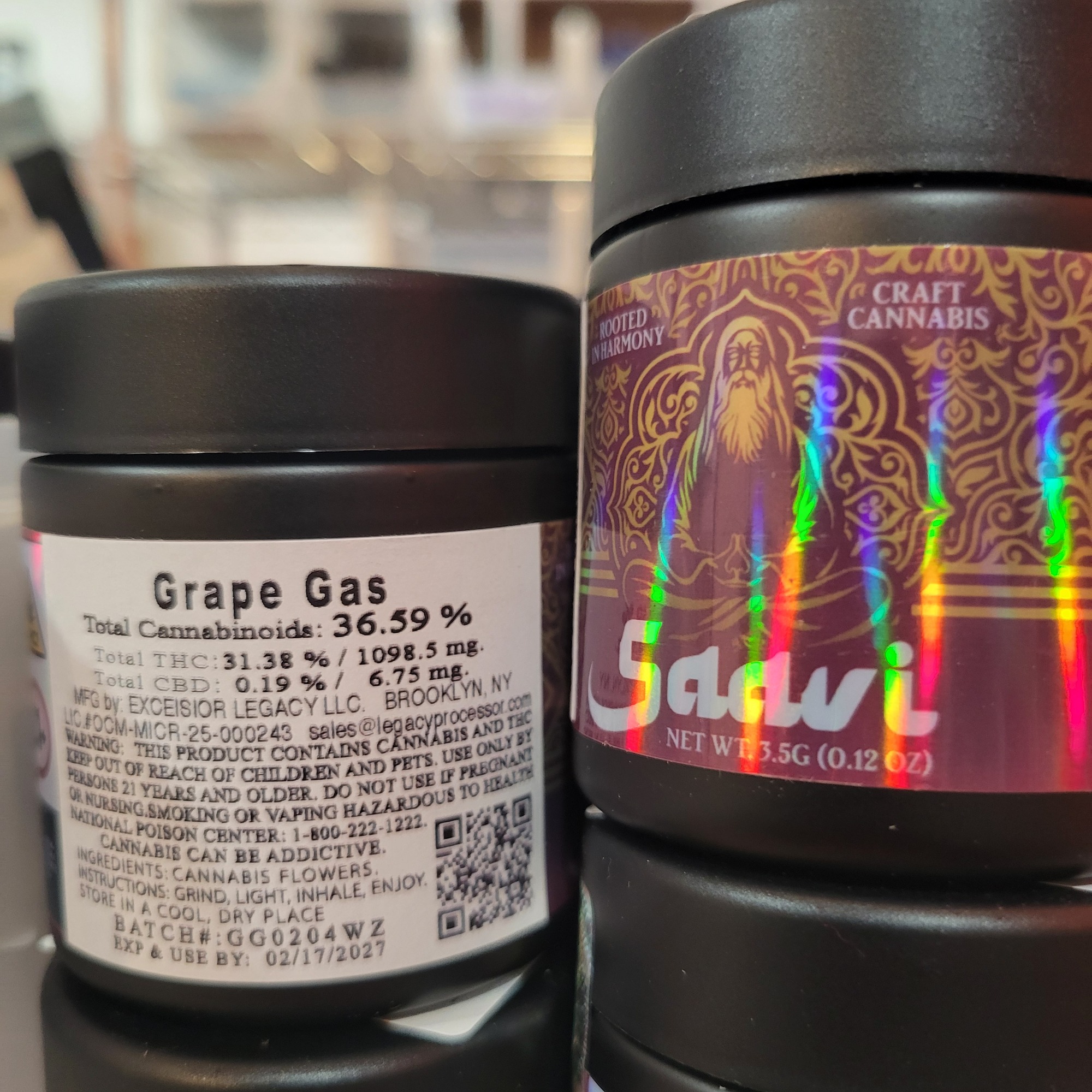 SAAVI | Flower | Grape Gas | 3.5g