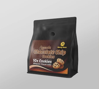 Beezy Beez Honey Inc - Beezy Beez Honey- Chocolate Chip Cookies- 10pk/100mg