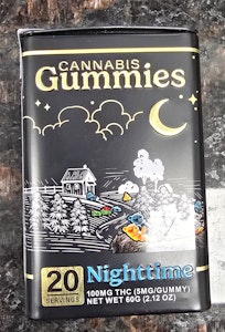 CANNA CURE FARMS - Canna Cure Farms- Sour Grape Nighttime Gummies- 5mg/20pk/100mg