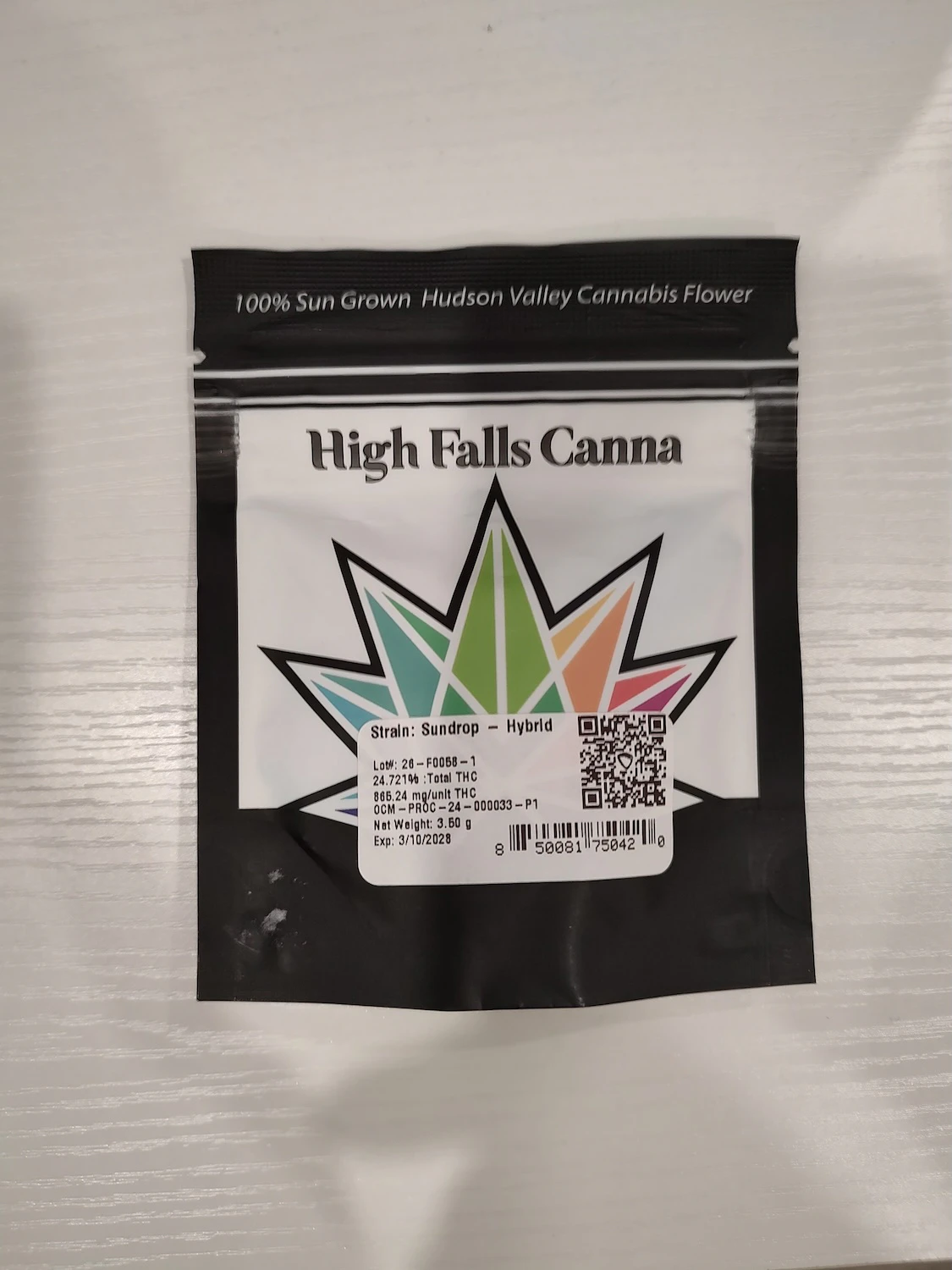 High Falls Canna NY - High Falls Canna Sundrop 3.5g Bag Flower Main Image