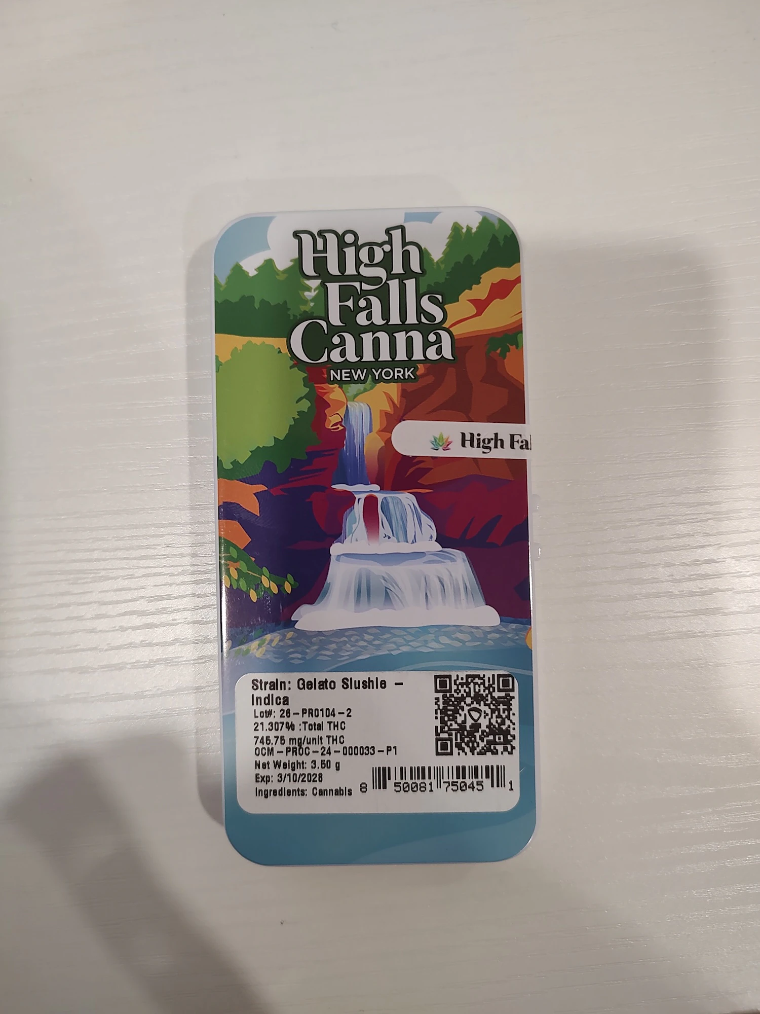 High Falls Canna NY - High Falls Canna Gelato Slushie 3.5g 7pk Prerolls Main Image