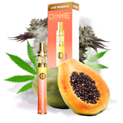 Dime Industries | Papaya Hybrid | 1g All-In-One Vape - Live Reserve