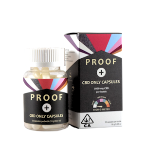 PROOF - 1000mg CBD Only Capsules (30mg - 30 pack) - Proof