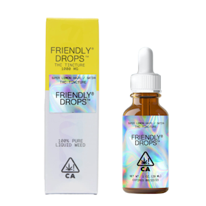 Friendly Brand - 1,000mg Super Lemon Haze Full Spectrum Tincture - Friendly
