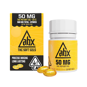 Absolute Extracts - 1000mg THC Soft Gel Capsules (50mg - 20 pack) - ABX