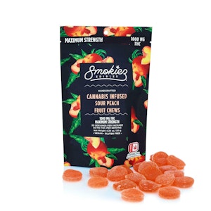 SMOKIEZ - Sour Peach (1,000mg) Gummies (S)