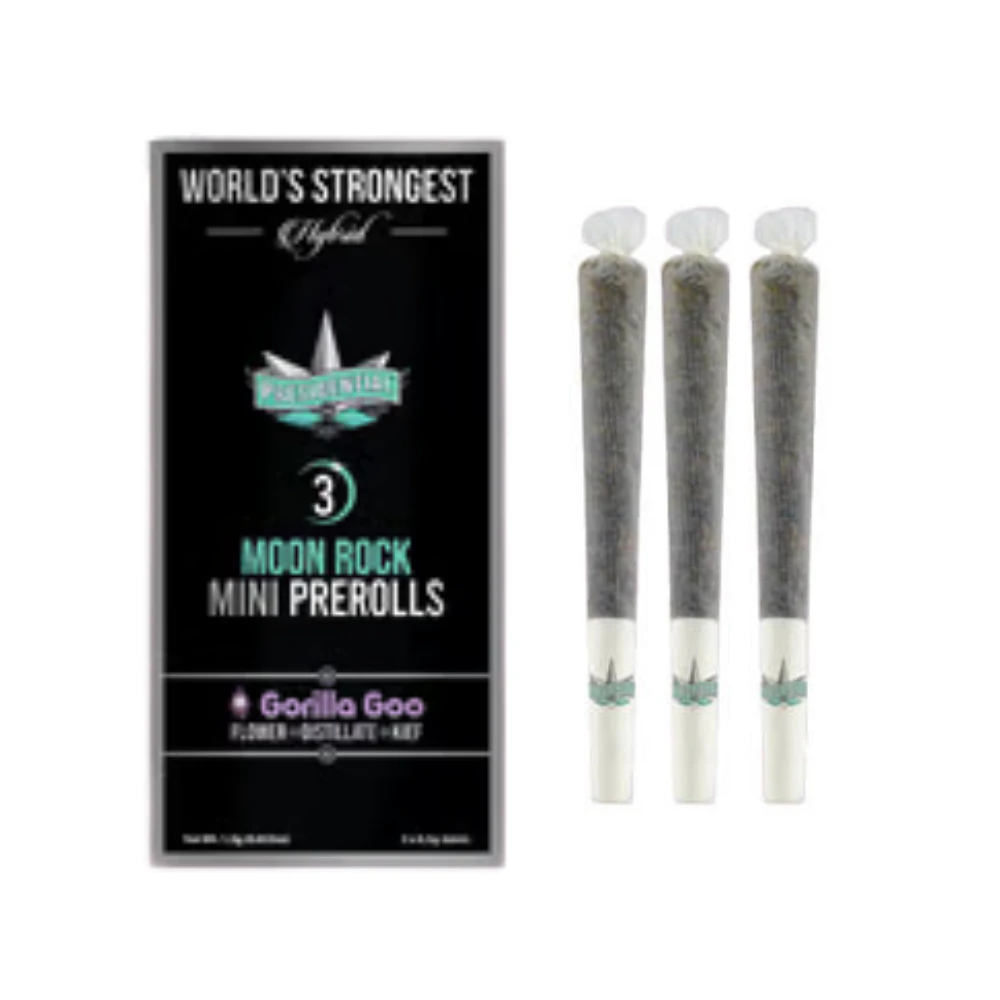 Presidential - 1.5g Gorilla Goo Moonrock Infused Pre-Roll Pack (.5g - 3 pack) - Presidential Main Image