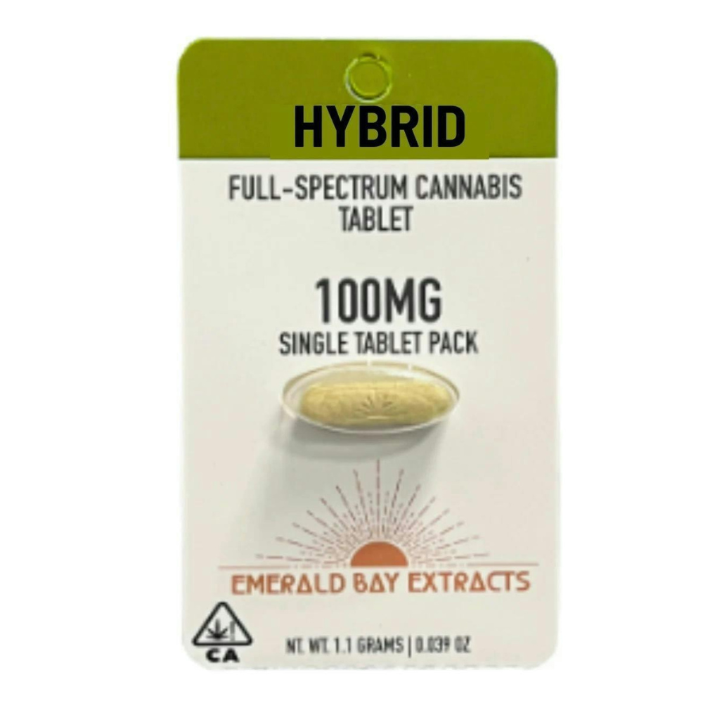 100mg THC Hybrid Almond Mochi Single Tablet - Emerald Bay Extracts picture