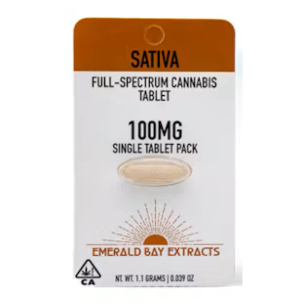 Emerald Bay Extracts - 100mg THC Sativa Super Lemon Haze Single Tablet - Emerald Bay Extracts Main Image