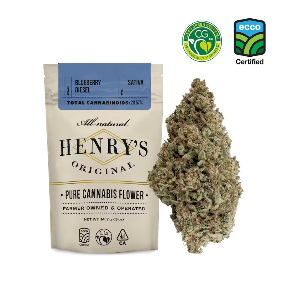 Henry's Original - 14g Blueberry Diesel (Pouch) - Henry's Main Image