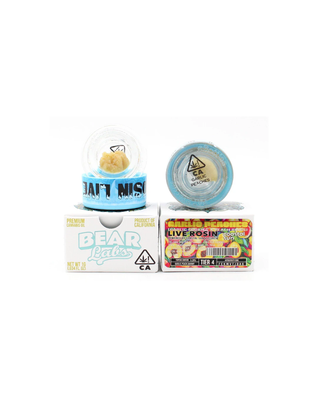 Bear Labs - 1g Garlic Peaches (Tier 4) Rosin - Bear Labs Main Image