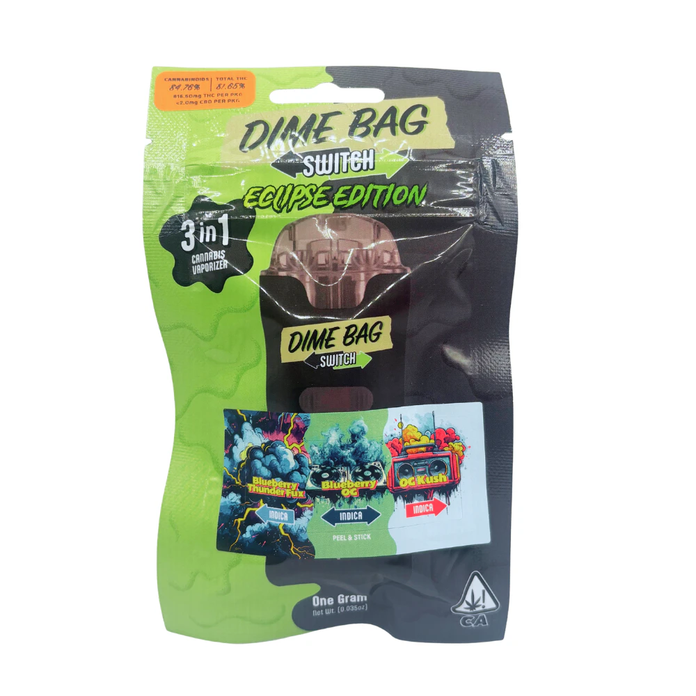 Dime Bag - 1g Blueberry Thunder Fux x OG Kush x Blueberry OG "Three in One" (Ready-to-Use) - Dime Bag Main Image