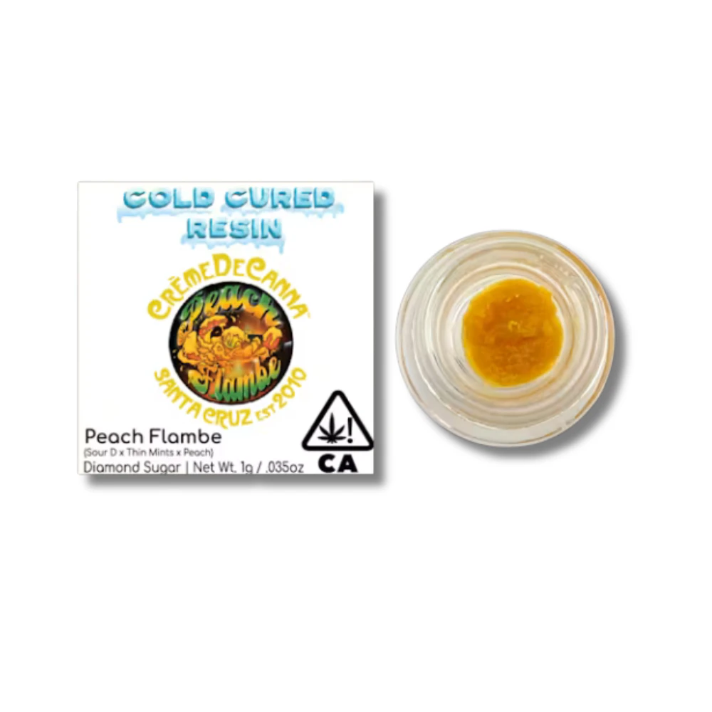 CREME DE CANNA - 1g Peach Flambe Diamond Sugar - Creme de Canna Main Image