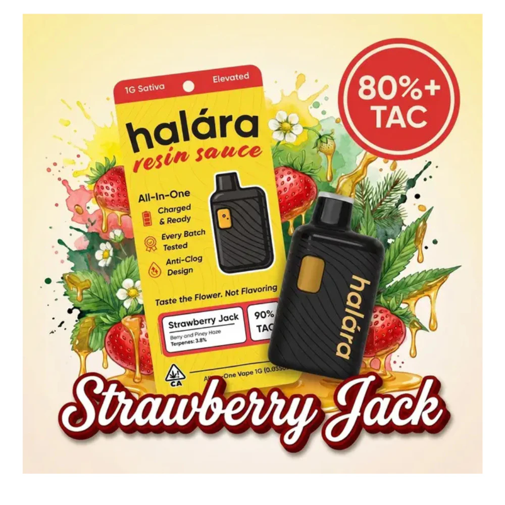 Halara - 1g Strawberry Jack Live Resin (Ready-to-Use) - Halara Main Image