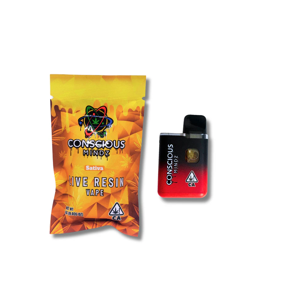 Conscious Mindz - 1g Alien Orange Cookies Live Resin (Ready-to-Use) - Conscious Mindz Main Image