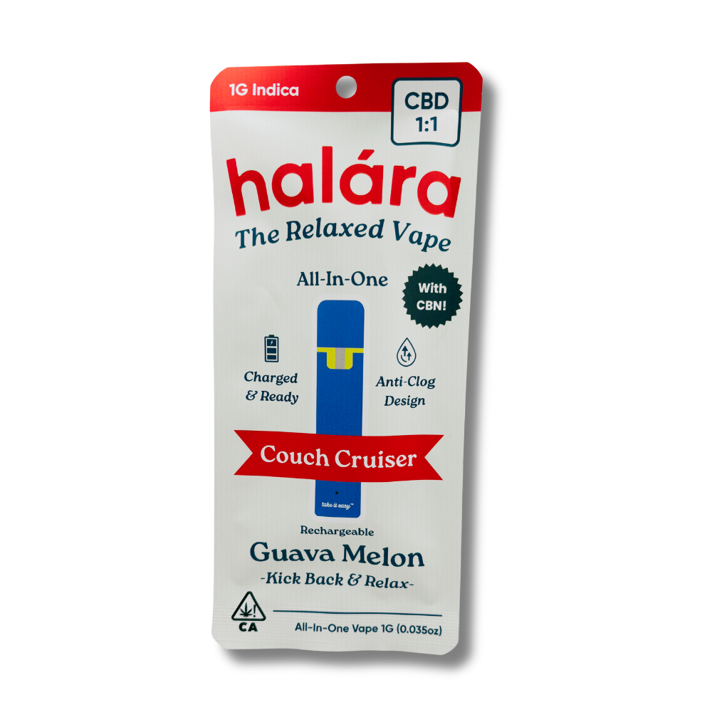 1g THC:CBD 1:1 Guava Melon "Couch Cruiser" (Ready-to-Use) - Halara picture