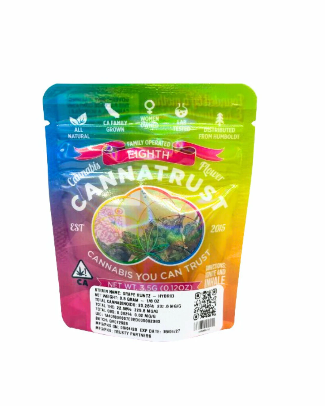 CannaTrust - 3.5g Grape Runtz (Sungrown) - CannaTrust Main Image