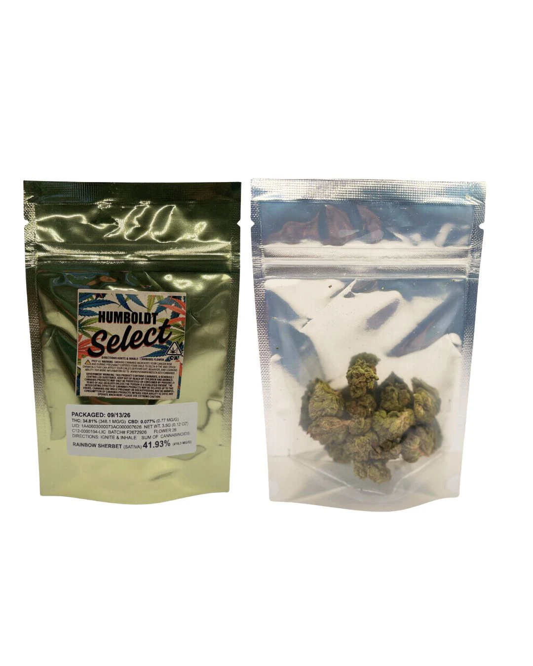 The Heart Of Humboldt - 3.5g Rainbow Sherbet - Humboldt Select Main Image