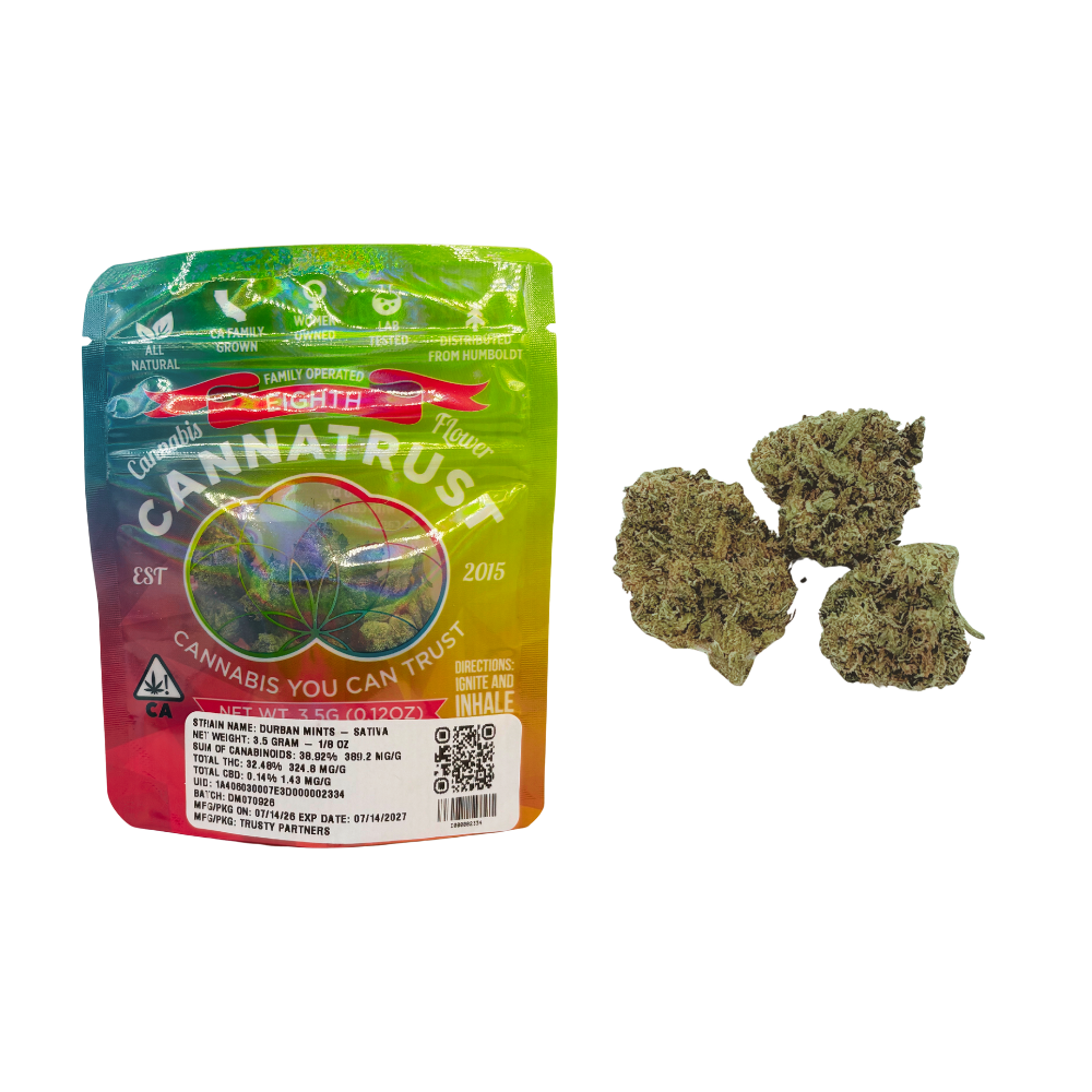 3.5g Durban Mintz (Sungrown) - CannaTrust picture