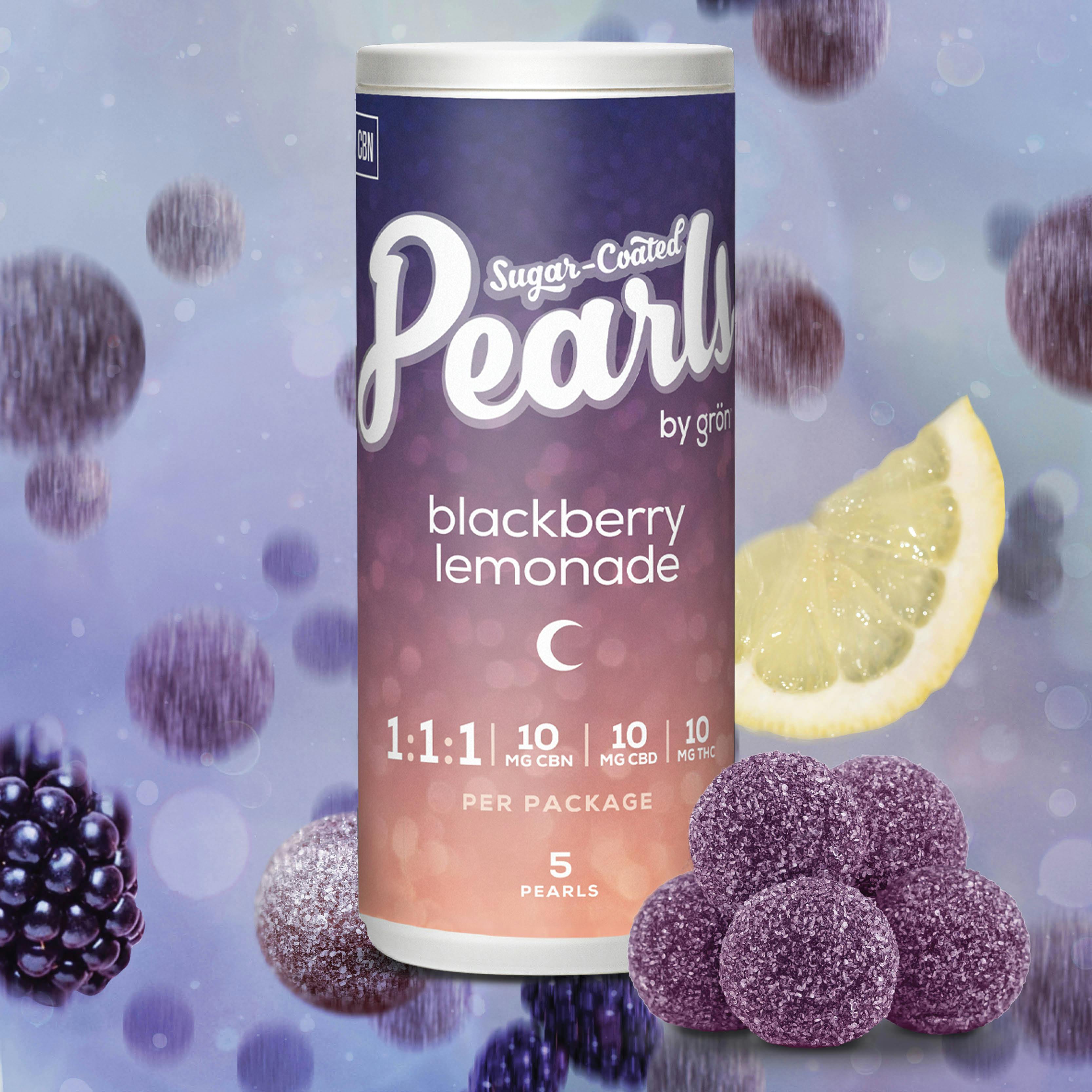 Pearls - Blackberry Lemonade 1:1:1 CBN/CBD/THC