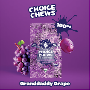CHOICE - Choice Chews - Granddaddy Grape - 100MG