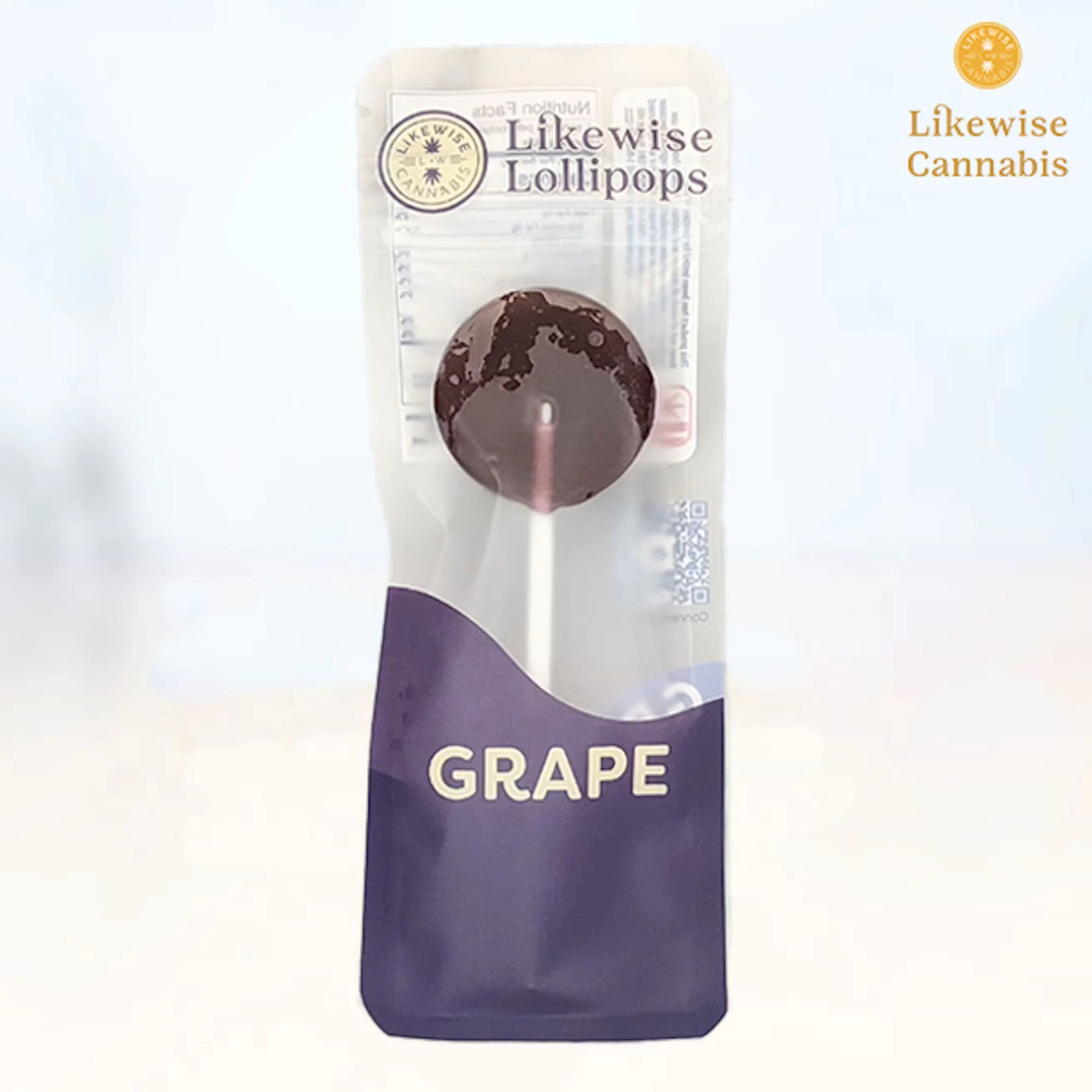 Likewise - Single 100mg Sucker - Grape Main Image