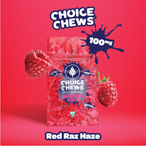 Choice Chews - Red Raz Haze - 100MG