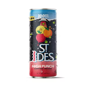 St Ides - 100mg 12oz Fruit Punch High Punch - St. Ides