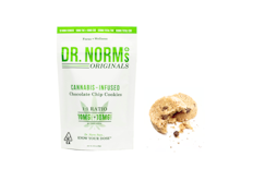 100mg 1:1 THC CBD Chocolate Chip Cookies (10mg THC, 10mg CBD - 10 pack) - Dr. Norm's