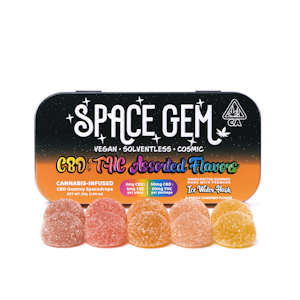 Space Gem - 100mg THC:CBD 1:1 Assorted Space Drops (5mg THC, 5mg CBD - 10 pack) - Space Gems