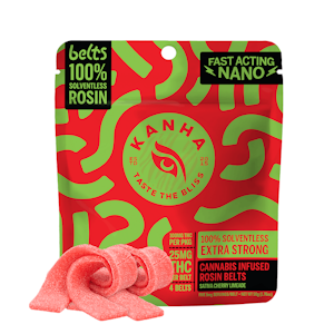 Kanha Edibles - 100mg Cherry Limeade Rosin Belts (25mg - 4 pack) - Kanha