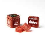 200mg 1:1 CBD:THC Cranberry Gummies (Banana Punch) (50mg CBD, 50mg THC - 2 pack) - Drops