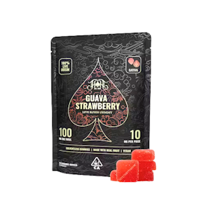 Heavy Hitters - 100mg Guava Strawberry Live Rosin Gummies (10mg - 10 pack) - Heavy Hitters