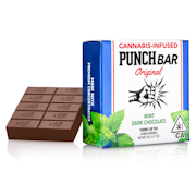 100mg Mint Dark Chocolate Bar - Punch Bar