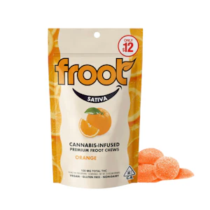 Froot - 100mg THC Orange Tangie Gummies (10mg - 10 pack) - Froot