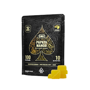 Heavy Hitters - 100mg Papaya Mango Live Rosin Gummies (10mg - 10 pack) - Heavy Hitters
