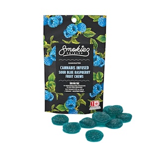 SMOKIEZ - Sour Blue Raspberry (100mg) Gummies (I)