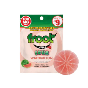 Froot - 100mg THC Sour Watermelon Gummy - Froot