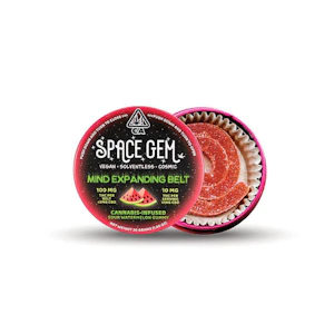 Space Gem - 100mg THC Sour Watermelon Mind Expanding Belt - Space Gems