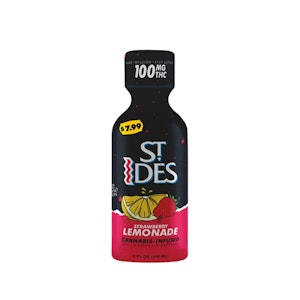 ST.IDES - St. Ides Strawberry Lemonade 4oz 100mg Shot Drink 