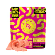 100mg Strawberry Lemonade Rosin Belts (25mg - 4 pack) - Kanha
