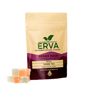 ERVA Gummies - 100mg THC - Original - Berry Gummies (5mg - 20 pack) - ERVA