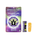 110mg THC Blackberry Lime Live Resin Gummies (10mg THC, 1mg CBD - 10 pack) - Emerald Sky