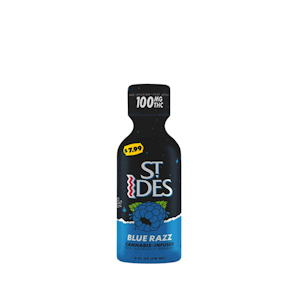 ST.IDES - 100mg THC Blue Razz 4oz Shot - St. Ides