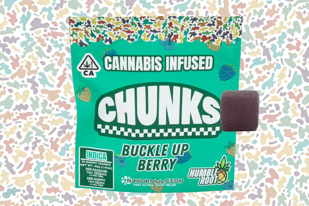 Humble Root - 100mg THC Buckle Up Berry Gummies (10mg - 10 pack) - Humble Root "CHUNKS" Main Image