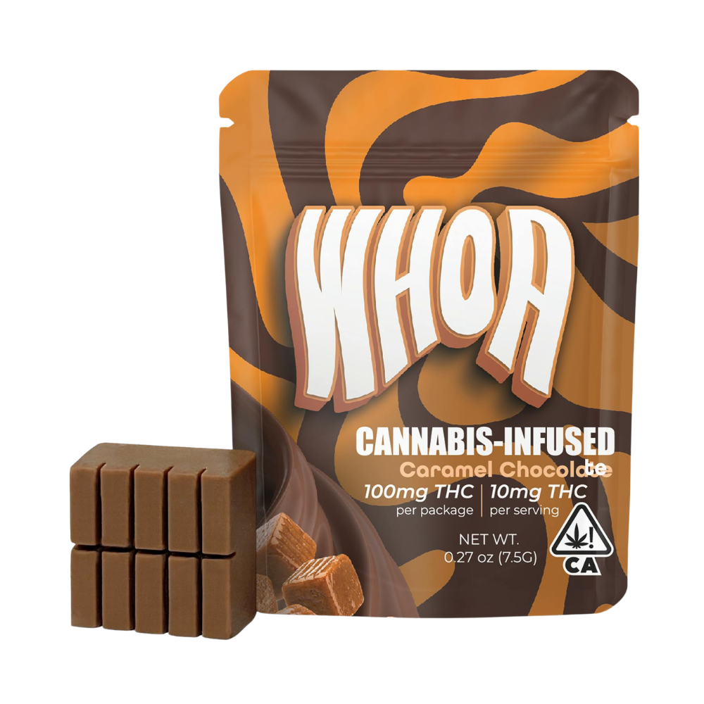 100mg THC Caramel Chocolate Bite - WHOA picture