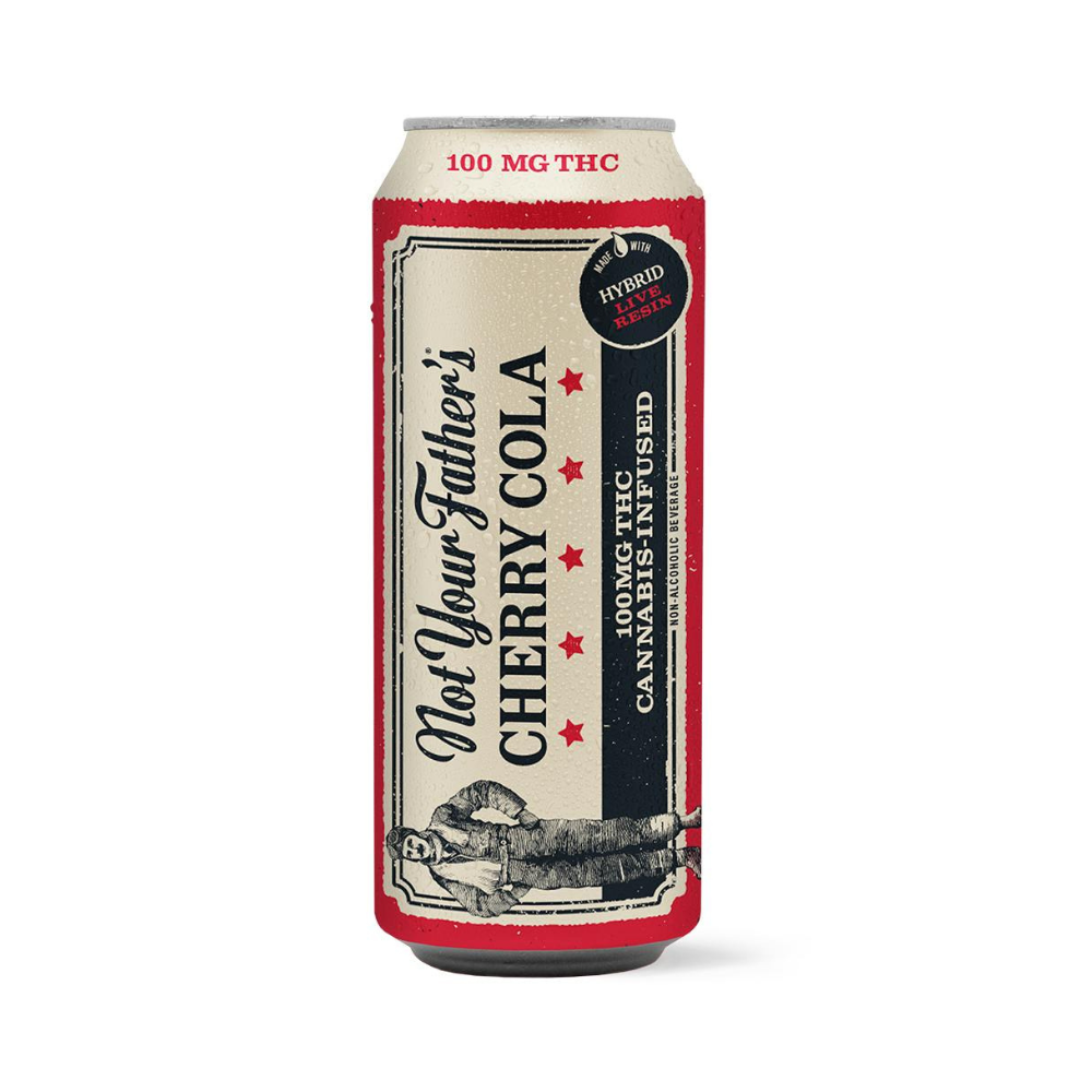 100mg THC Cherry Cola Soda 16oz - Not Your Father's picture